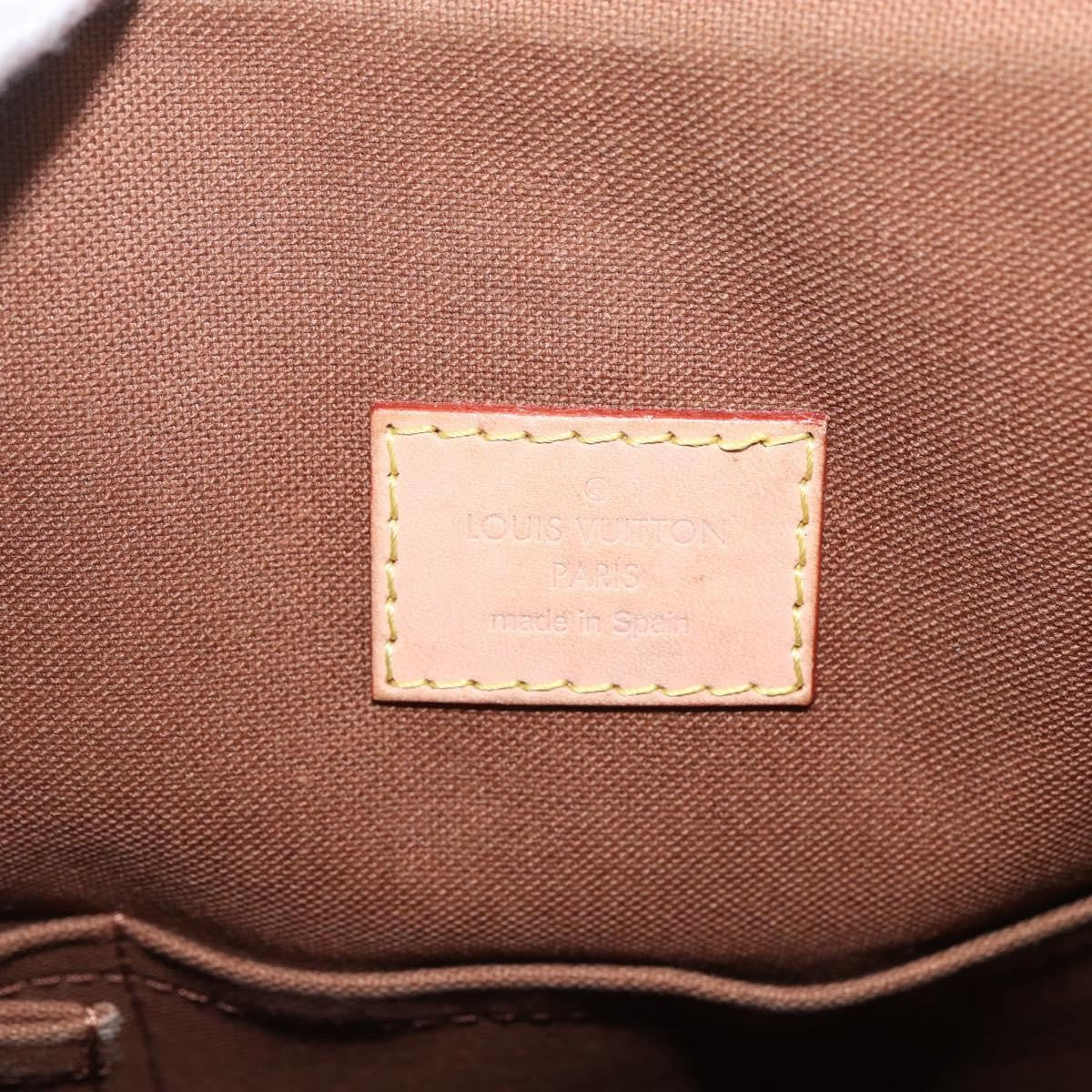 Louis Vuitton Odeon Handbag Monogram Canvas Brown Canvas Shoulder Bag Bag (Pre-Owned)