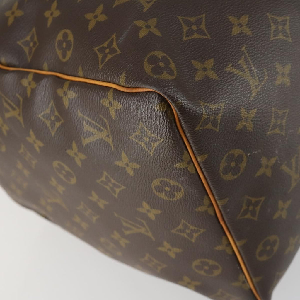 Louis Vuitton Keepall Bag Monogram Canvas Brown Canvas Travel Bag Bag (Pre-Owned)