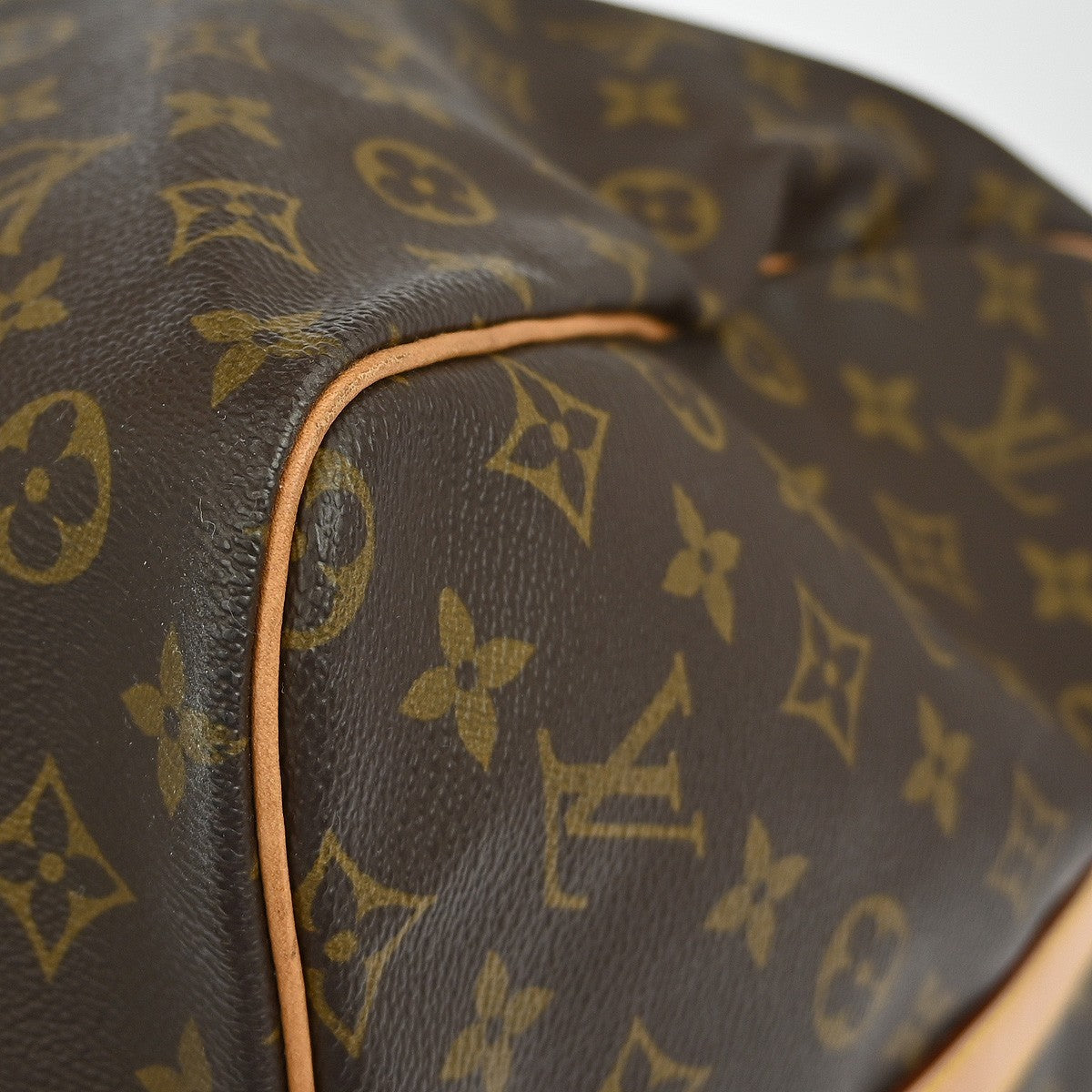 Louis Vuitton Keepall Bandouliere Bag Monogram Canvas Brown Canvas Travel Bag Bag (Pre-Owned)
