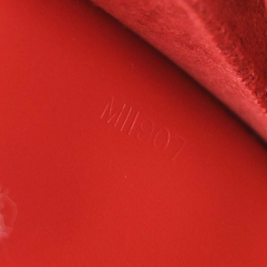 Louis Vuitton Pont Neuf Handbag Epi Leather Red Leather Handbag (Pre-Owned)