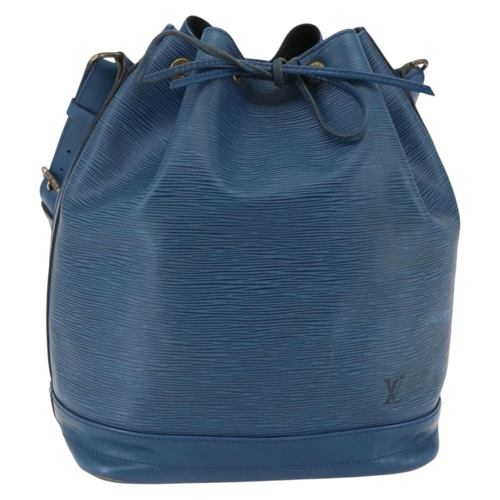 Louis Vuitton Noe Handbag Epi Leather Blue Leather Shoulder Bag Bag (Pre-Owned)