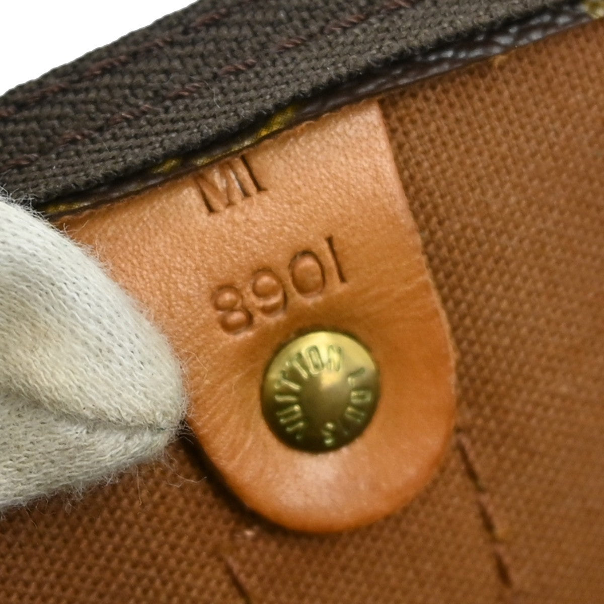 Louis Vuitton Keepall Bag Monogram Canvas Brown Canvas Travel Bag Bag (Pre-Owned)
