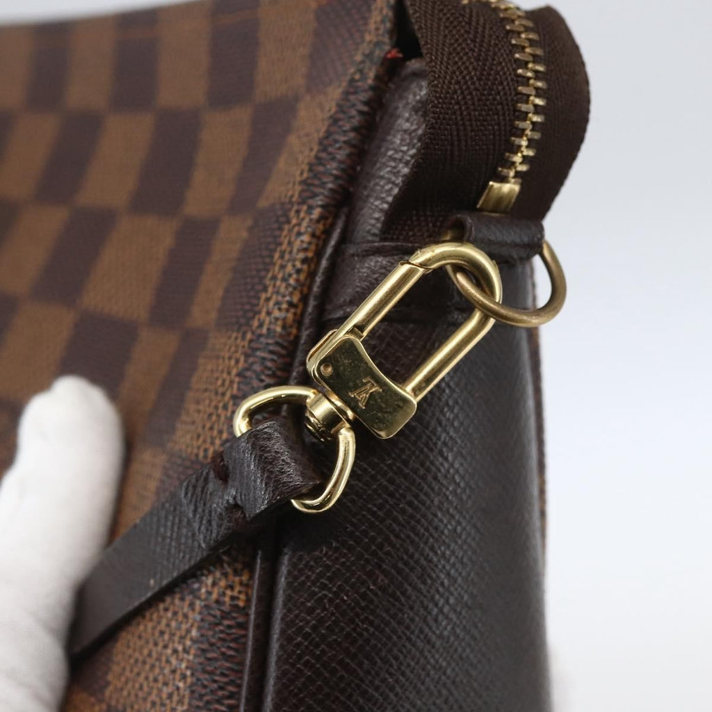 Louis Vuitton Trousse Make Up Bag Damier Brown Canvas Clutche & Pouche Bag (Pre-Owned)
