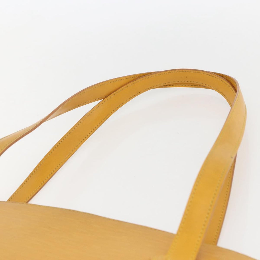 Louis Vuitton Lussac Handbag Epi Leather Yellow Leather Shoulder Bag Bag (Pre-Owned)