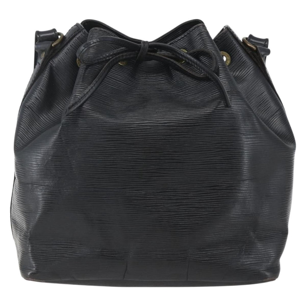 Louis Vuitton Petit Noe Handbag Epi Leather Black Leather Shoulder Bag Bag (Pre-Owned)