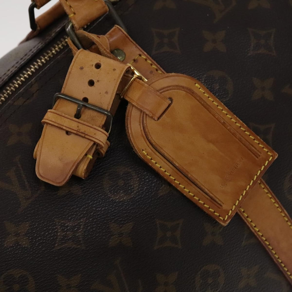 Louis Vuitton Keepall Bag Monogram Canvas Brown Canvas Travel Bag Bag (Pre-Owned)
