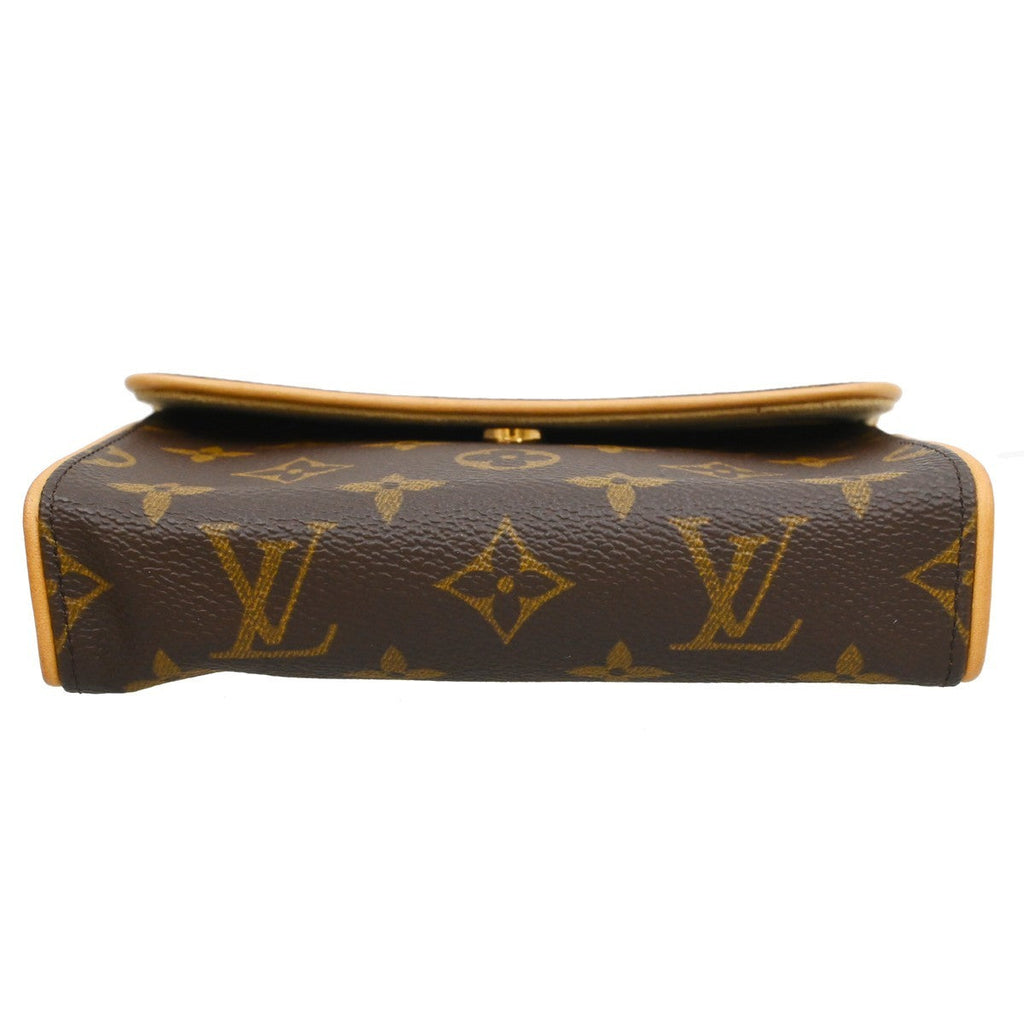 Louis Vuitton Florentine Pochette Monogram Canvas Brown Canvas Clutche & Pouche Bag (Pre-Owned)