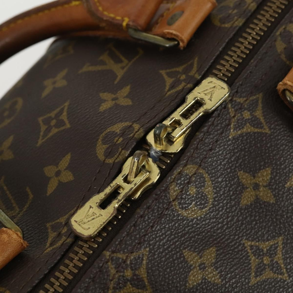 Louis Vuitton Keepall Bag Monogram Canvas Brown Canvas Travel Bag Bag (Pre-Owned)