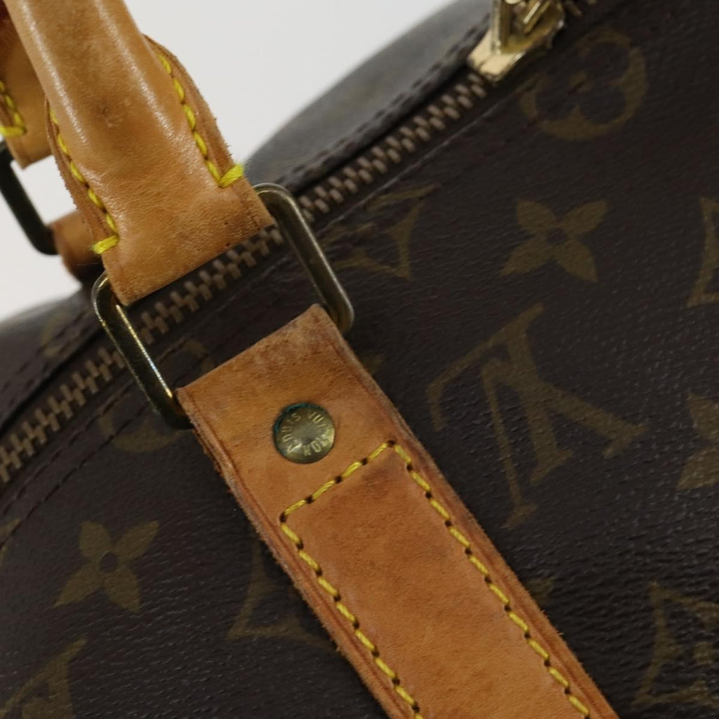 Louis Vuitton Keepall Bag Monogram Canvas Brown Canvas Travel Bag Bag (Pre-Owned)