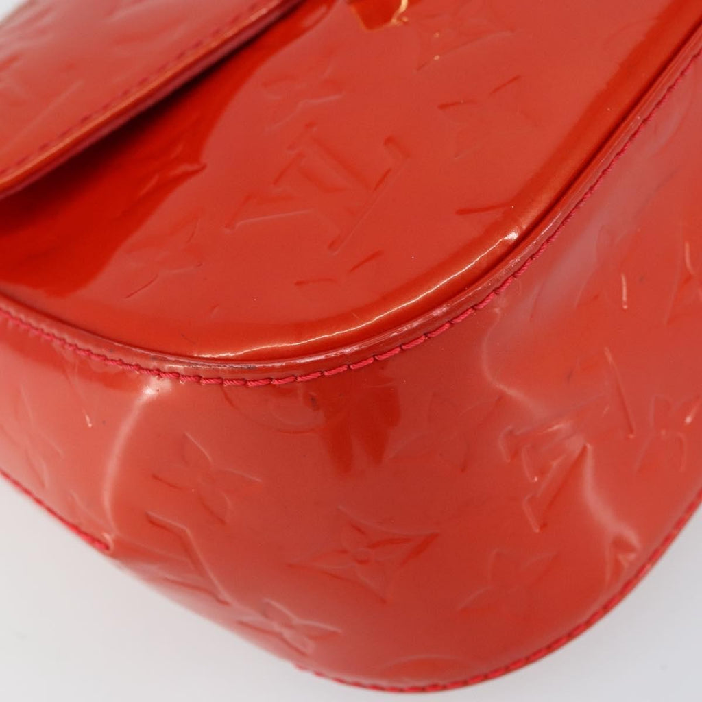 Louis Vuitton Bellflower Handbag Monogram Vernis Red Patent_Leather Shoulder Bag Bag (Pre-Owned)