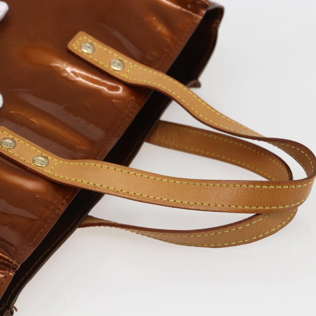 Louis Vuitton Reade Handbag Monogram Vernis Brown Patent_Leather Handbag (Pre-Owned)