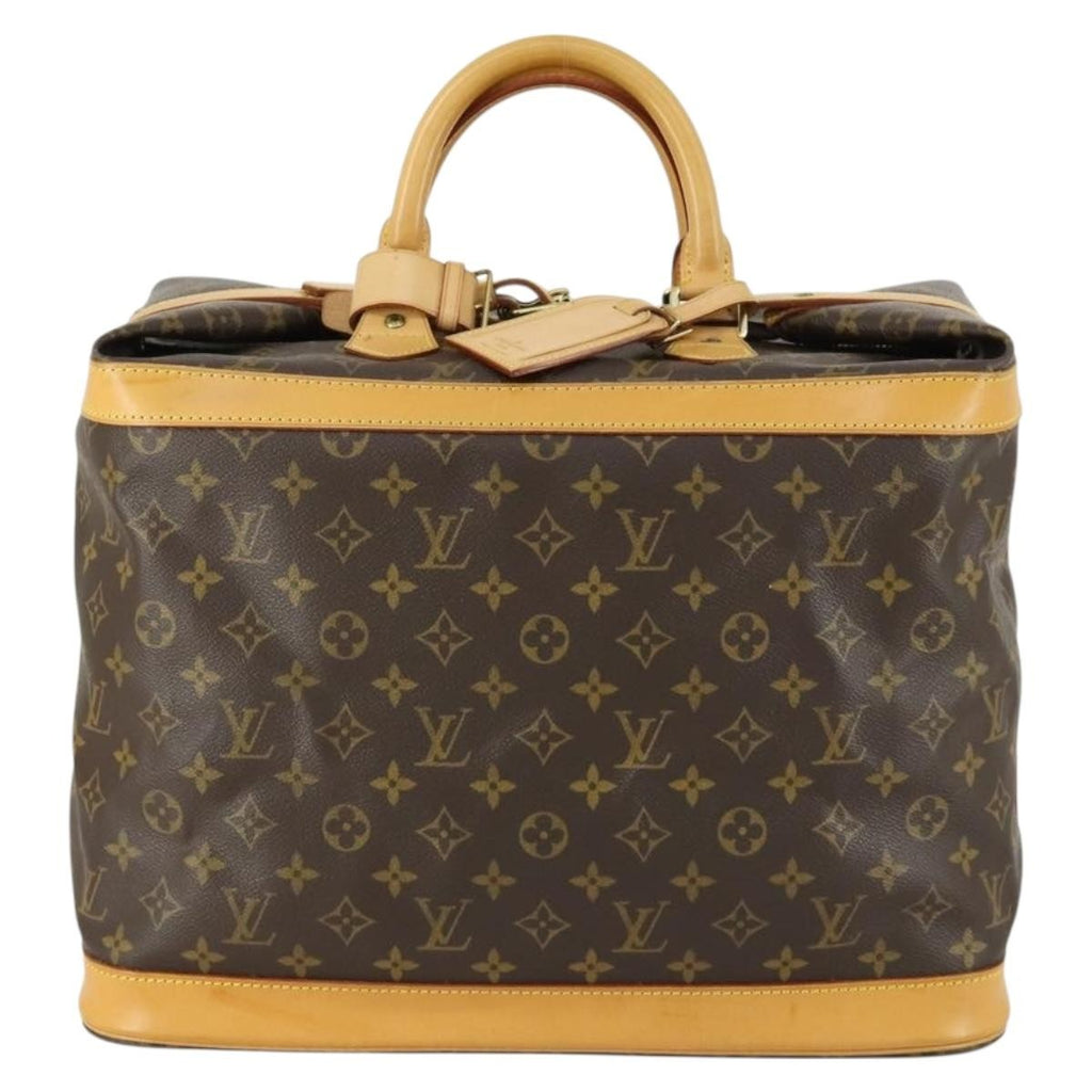 Louis Vuitton Cruiser Handbag Monogram Canvas Brown Canvas Travel Bag Bag (Pre-Owned)