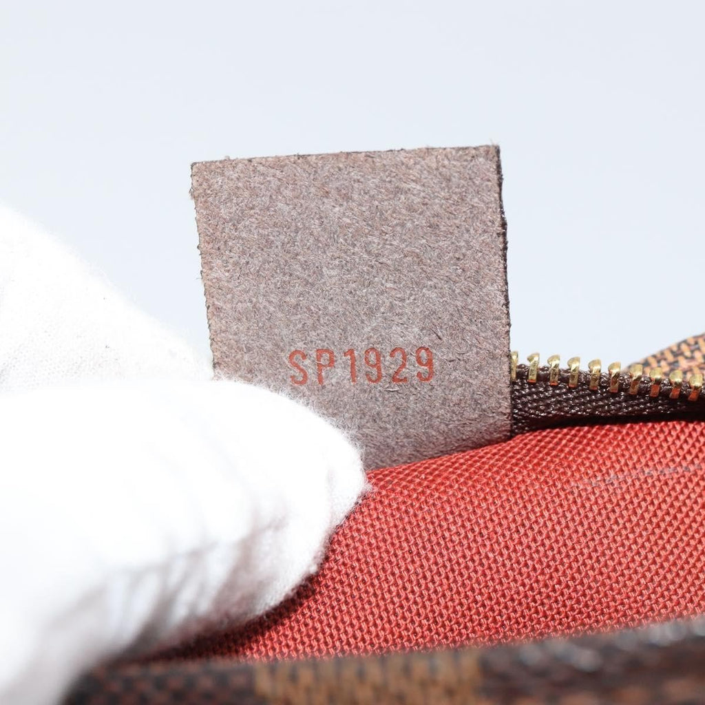 Louis Vuitton Trousse Make Up Bag Damier Canvas Brown Canvas Clutche & Pouche Bag (Pre-Owned)