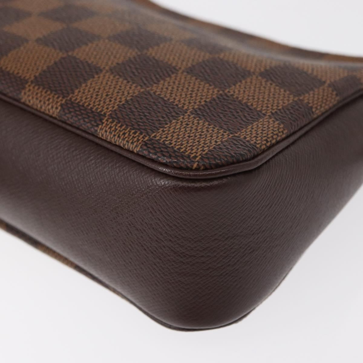 Louis Vuitton Trousse Make Up Bag Damier Canvas Brown Canvas Clutche & Pouche Bag (Pre-Owned)