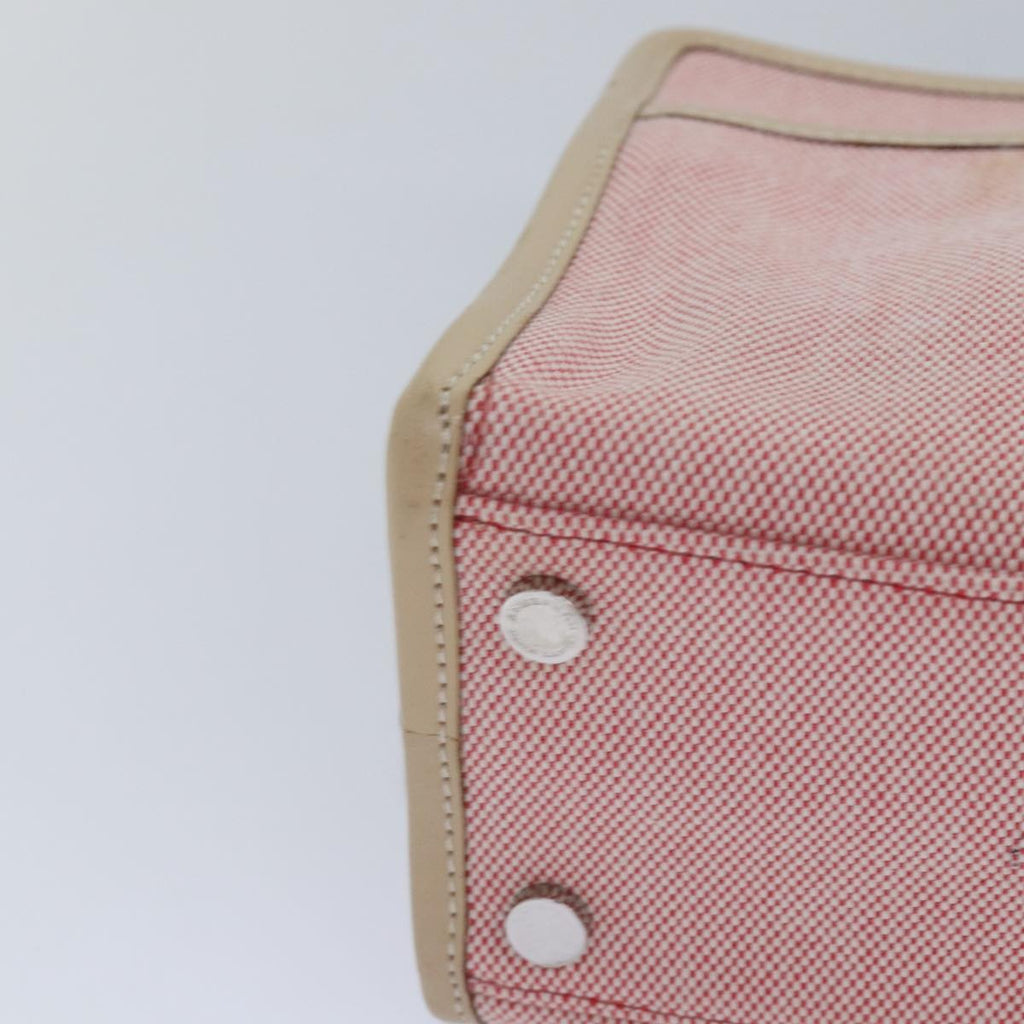 Burberry Blue Label Handbag Canvas Pink Canvas Handbag (Pre-Owned)