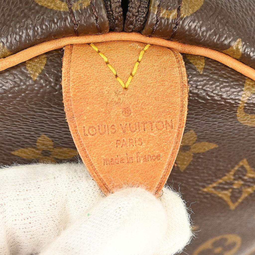Louis Vuitton Keepall Bag Monogram Canvas Brown Canvas Travel Bag Bag (Pre-Owned)