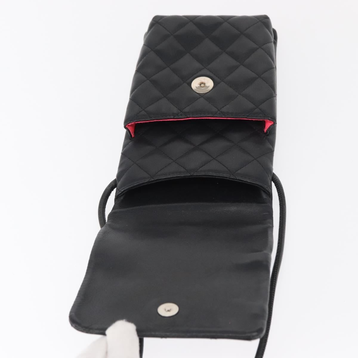 Chanel Cambon Flap Crossbody Bag Quilted Lambskin Silver Leather Shoulder Bag Bag (Pre-Owned)