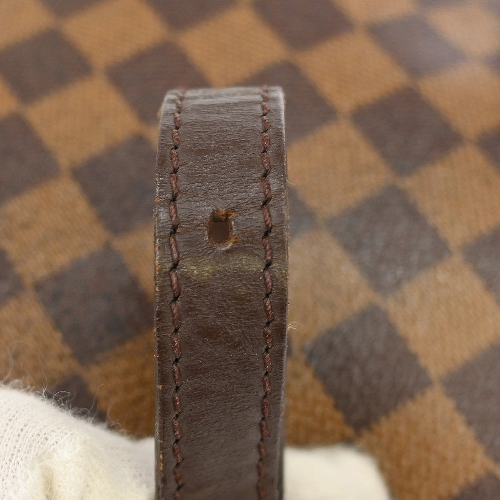 Louis Vuitton Musette Tango Handbag Damier Brown Canvas Shoulder Bag Bag (Pre-Owned)