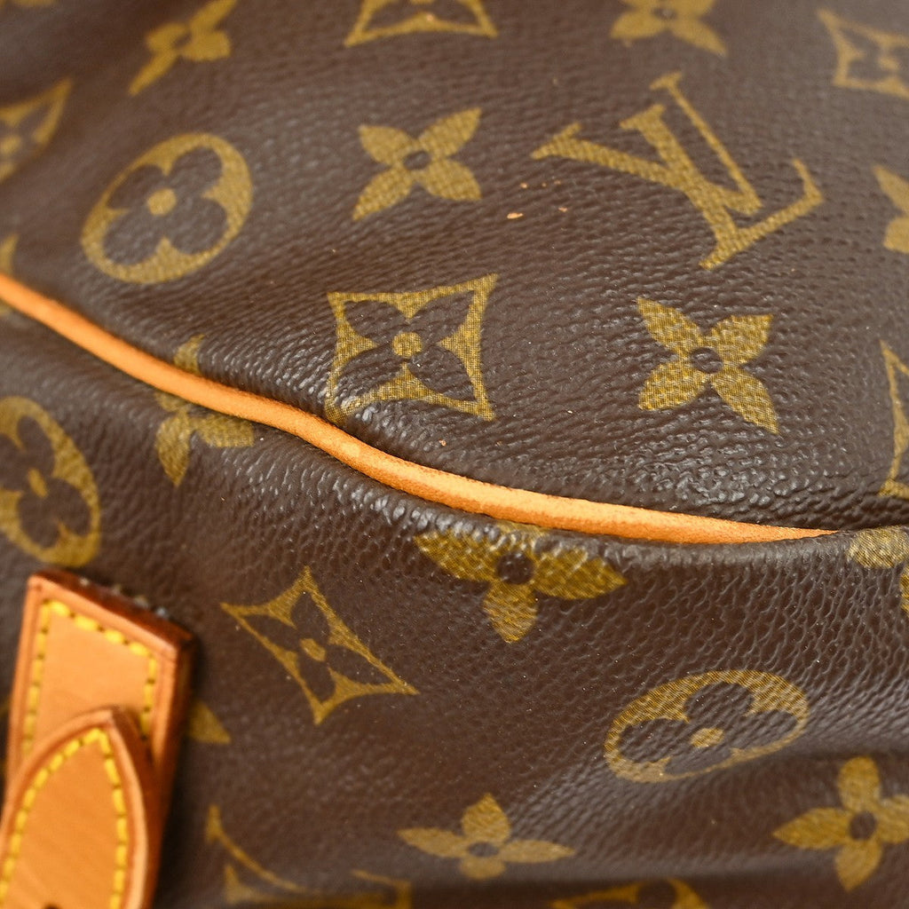 Louis Vuitton Saumur Handbag Monogram Canvas Brown Canvas Shoulder Bag Bag (Pre-Owned)
