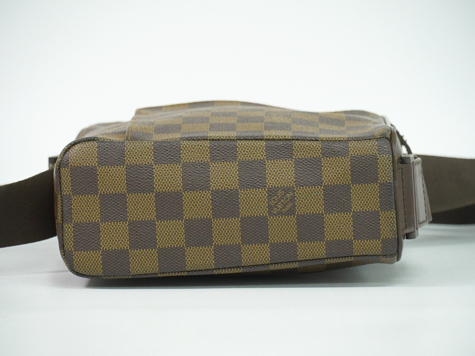 Louis Vuitton Olav Handbag Damier Brown Canvas Shoulder Bag Bag (Pre-Owned)