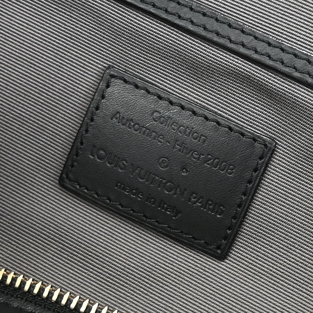 Louis Vuitton Paris Speedy Cube Bag Embossed Leather Black Leather Handbag (Pre-Owned)