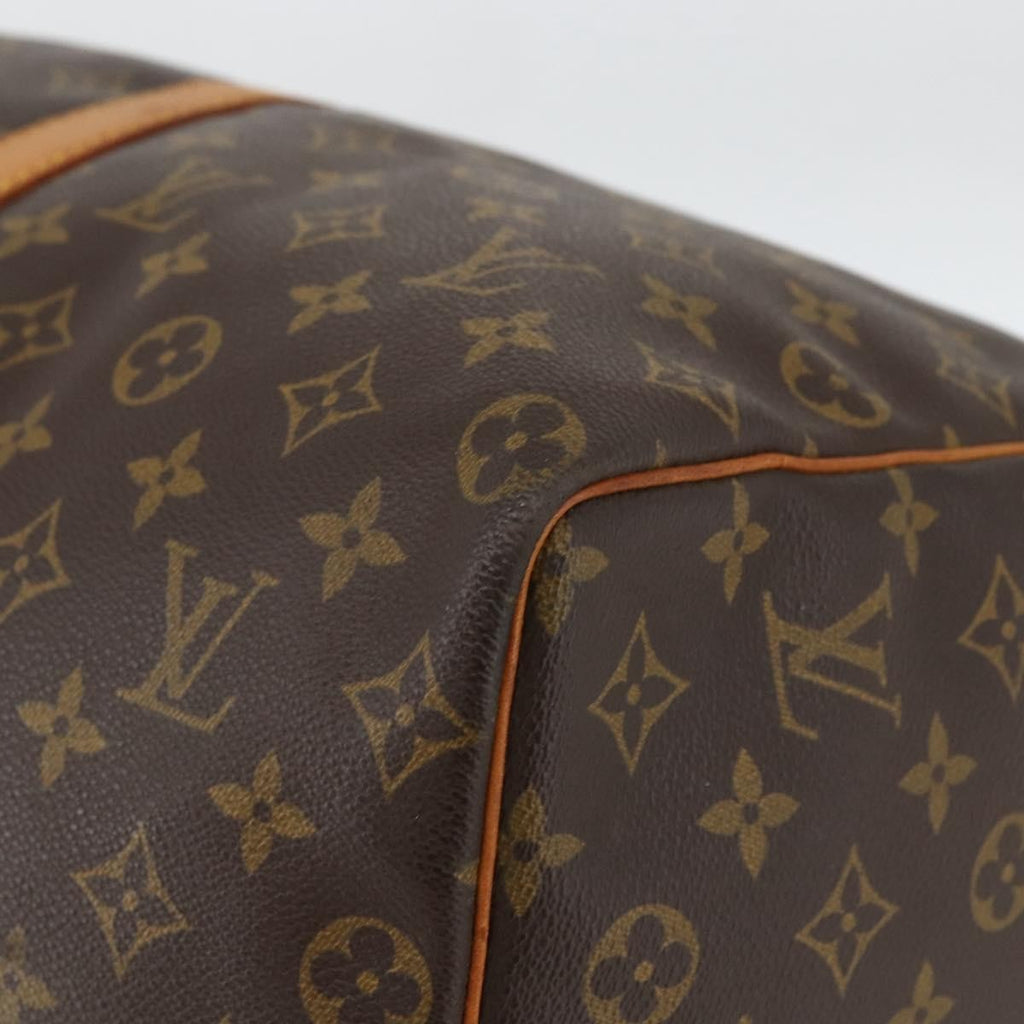 Louis Vuitton Keepall Bag Monogram Canvas Brown Canvas Travel Bag Bag (Pre-Owned)