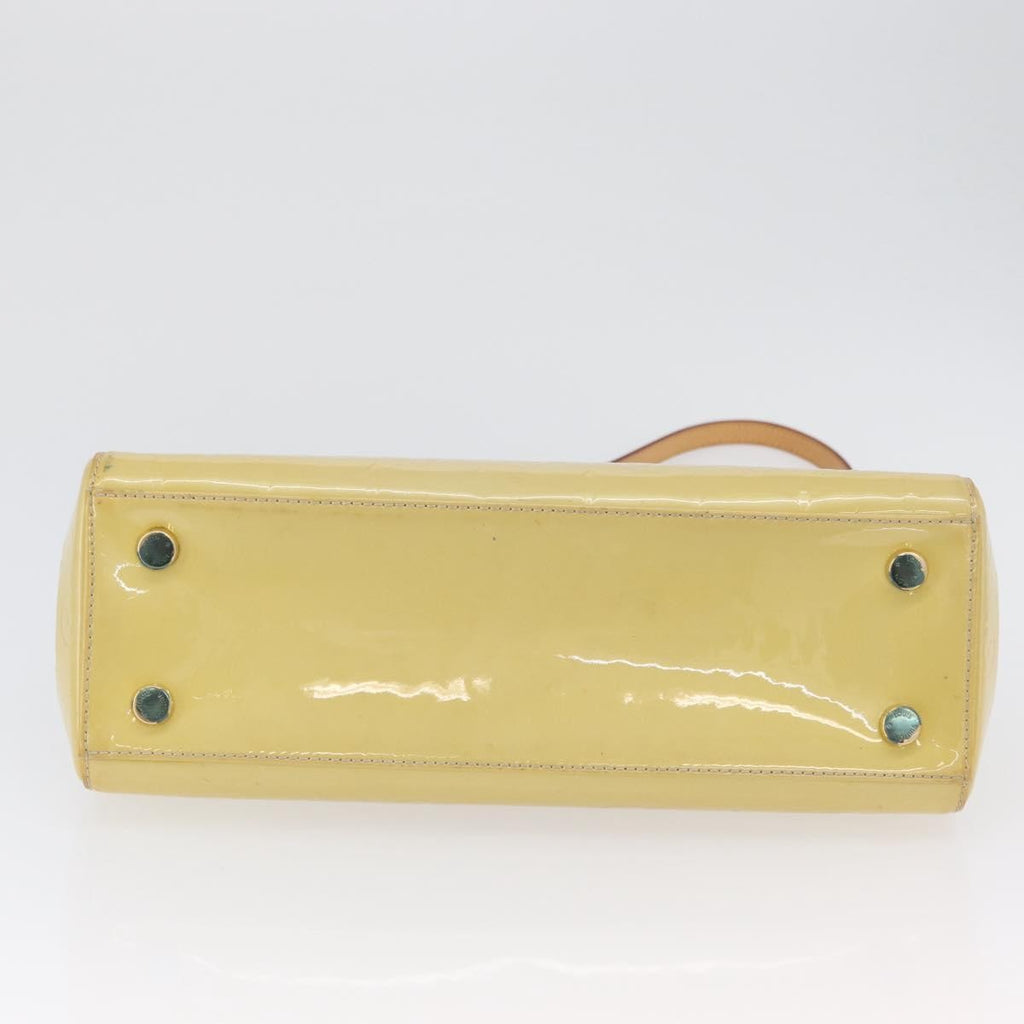 Louis Vuitton Brea Handbag Monogram Vernis Yellow Patent_Leather Handbag (Pre-Owned)