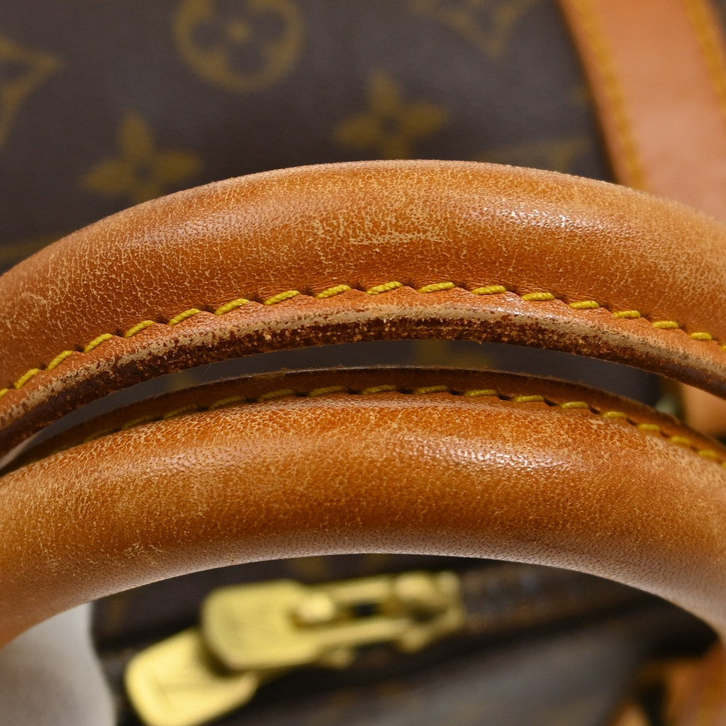 Louis Vuitton Keepall Bag Monogram Canvas Brown Canvas Travel Bag Bag (Pre-Owned)