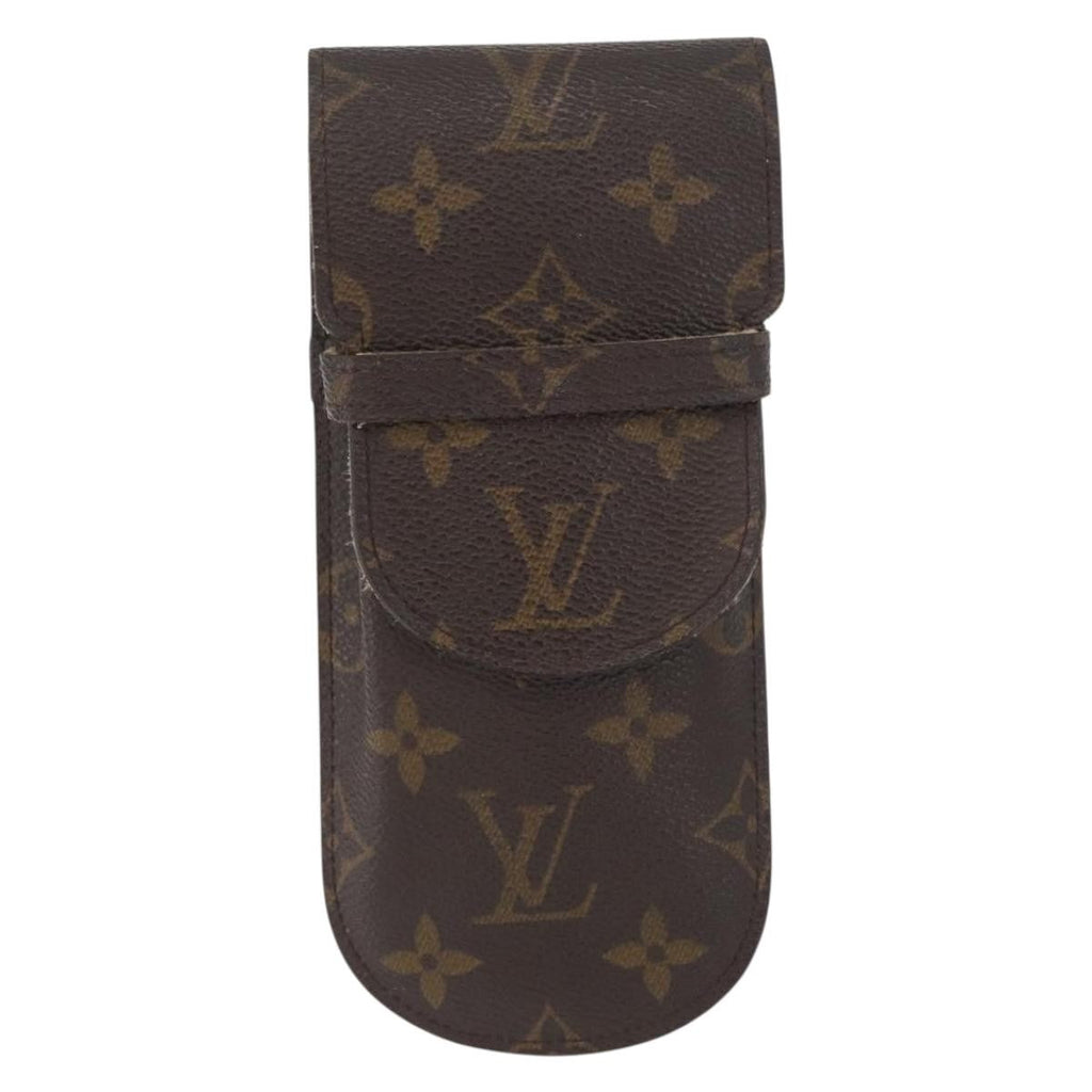 Louis Vuitton Etui À Lunette Canvas Brown Canvas Wallets Accessory (Pre-Owned)