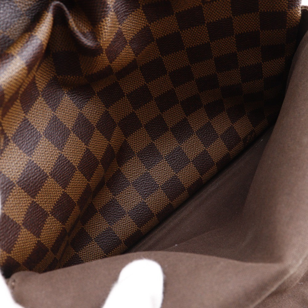 Louis Vuitton Naviglio Handbag Damier Brown Canvas Shoulder Bag Bag (Pre-Owned)
