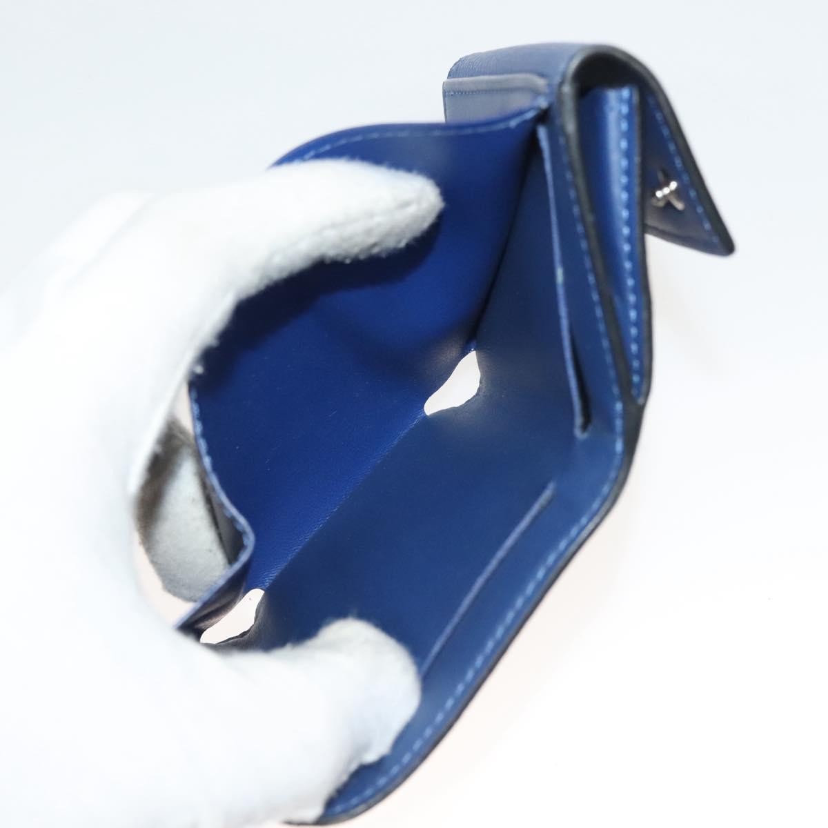 Louis Vuitton Discovery Wallet Monogram Taigarama Blue Leather Wallets Accessory (Pre-Owned)