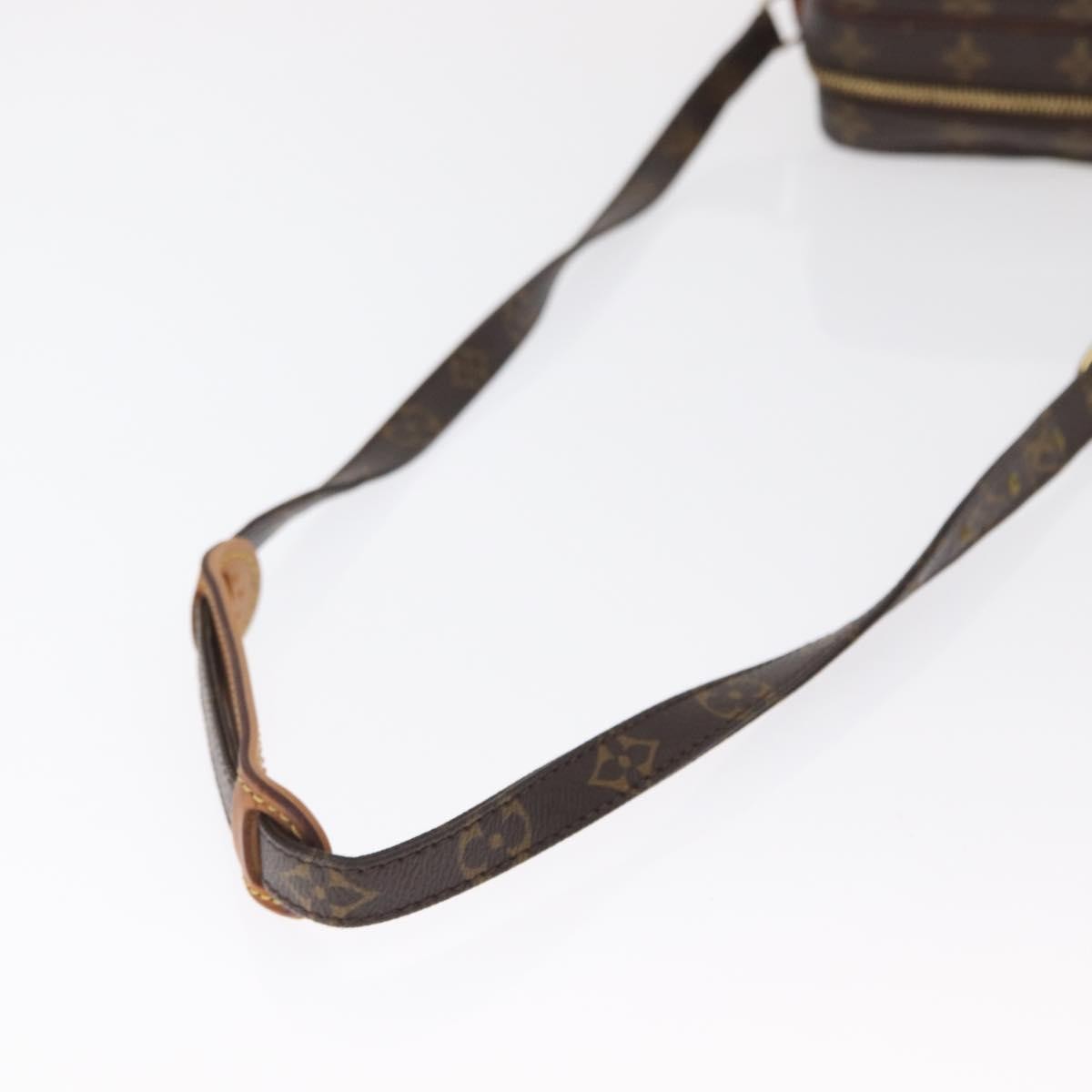 Louis Vuitton Danube Handbag Monogram Canvas Brown Canvas Shoulder Bag Bag (Pre-Owned)