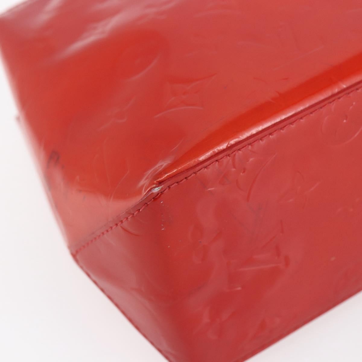 Louis Vuitton Reade Handbag Monogram Vernis Red Patent_Leather Handbag (Pre-Owned)