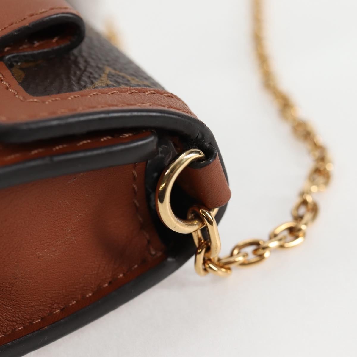 Louis Vuitton Dauphine Shoulder Bag Reverse Monogram Canvas Brown Canvas Clutche & Pouche Bag (Pre-Owned)