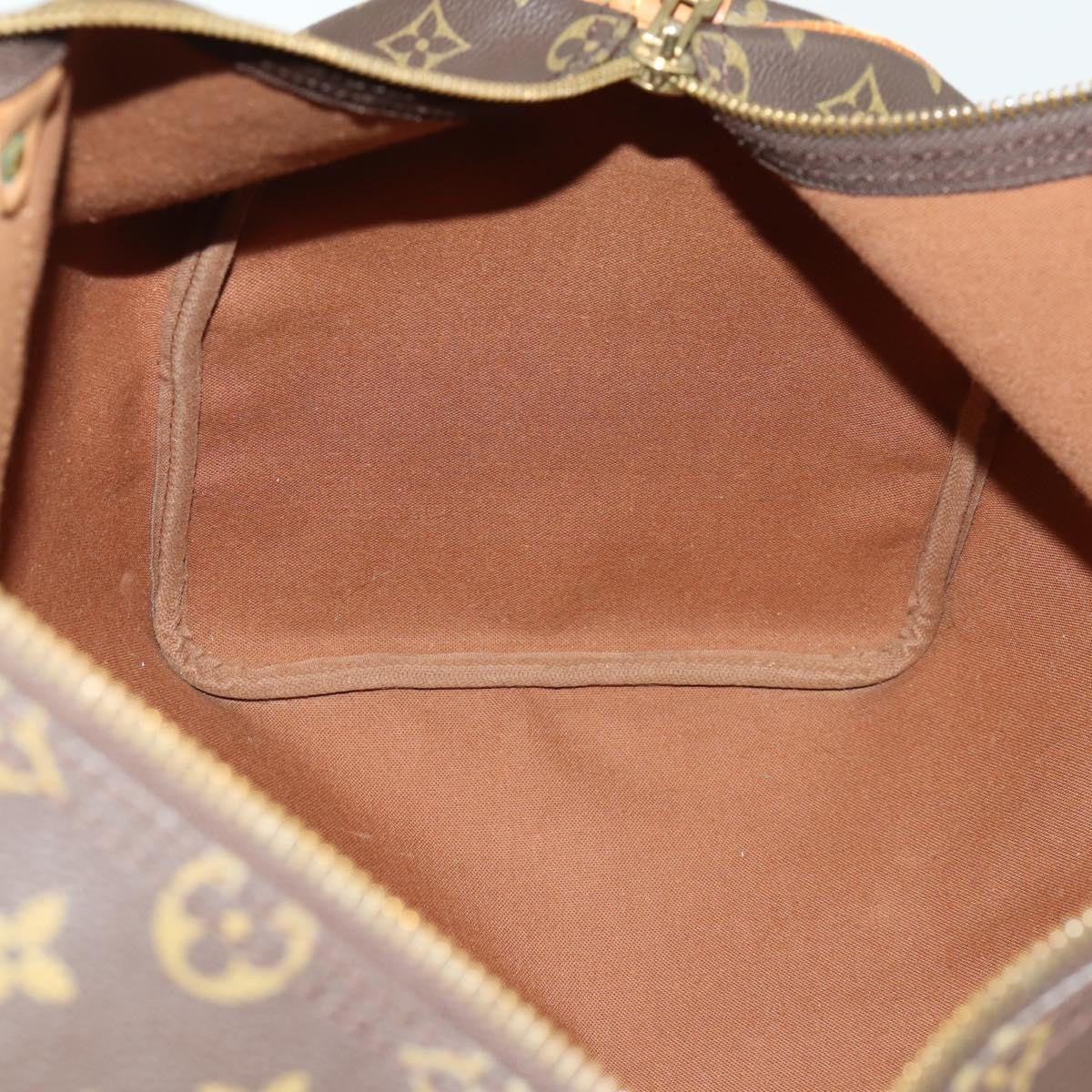 Louis Vuitton Keepall Bag Monogram Canvas Brown Canvas Travel Bag Bag (Pre-Owned)