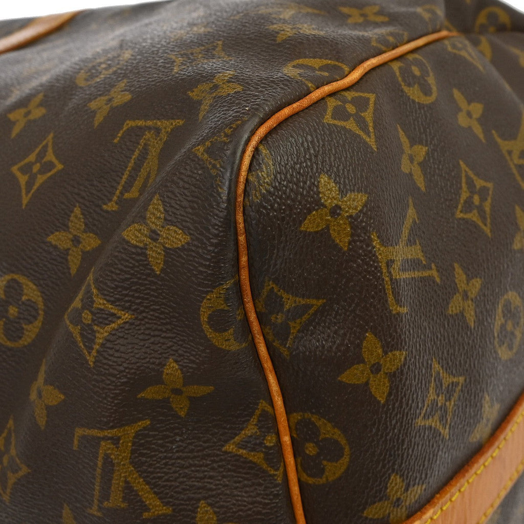 Louis Vuitton Keepall Bag Monogram Canvas Brown Canvas Travel Bag Bag (Pre-Owned)