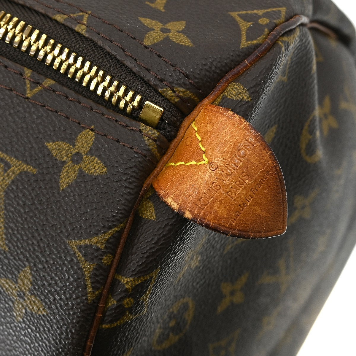 Louis Vuitton Keepall Bag Monogram Canvas Brown Canvas Travel Bag Bag (Pre-Owned)