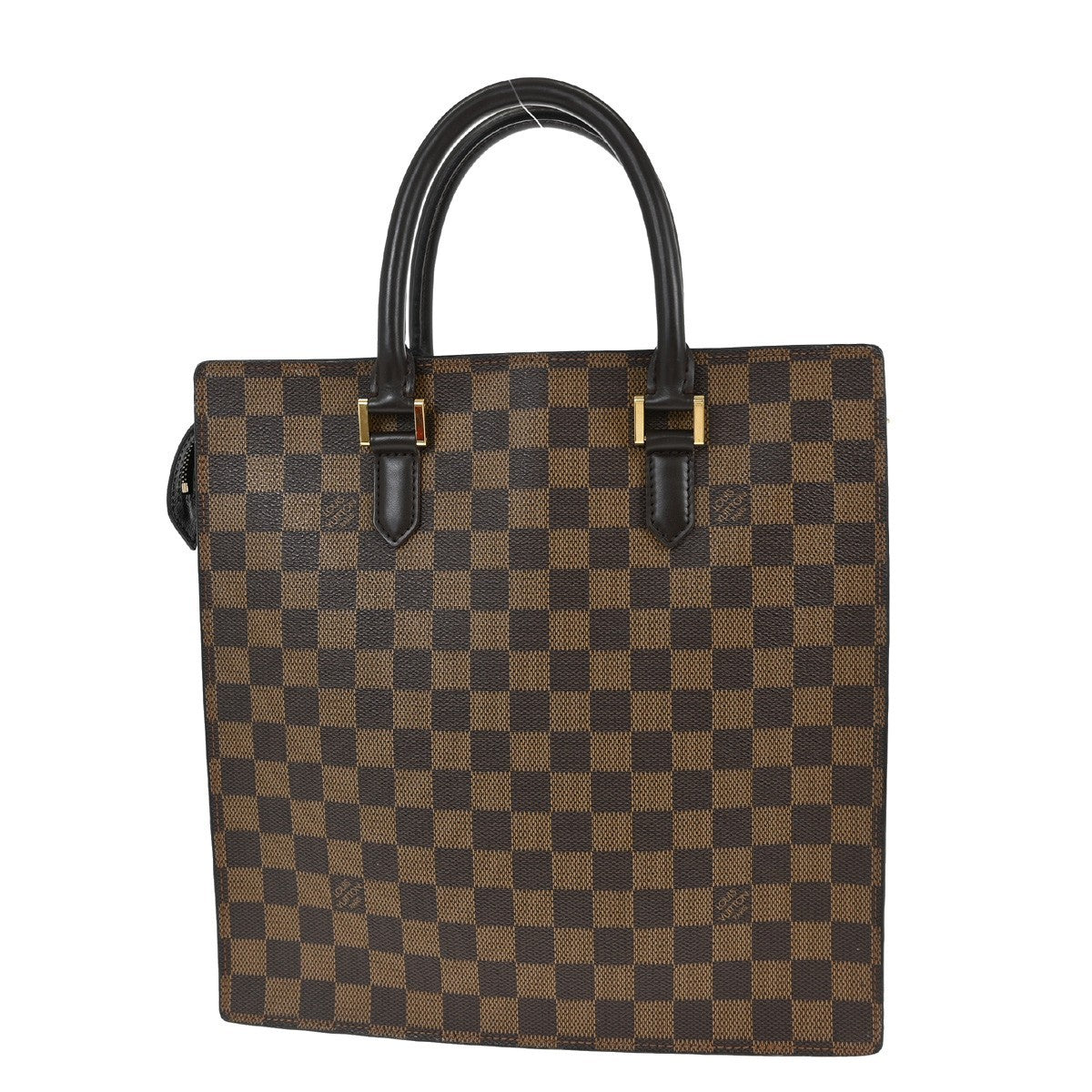 Louis Vuitton Venice Sac Plat Bag Damier Brown Canvas Tote Bag Bag (Pre-Owned)