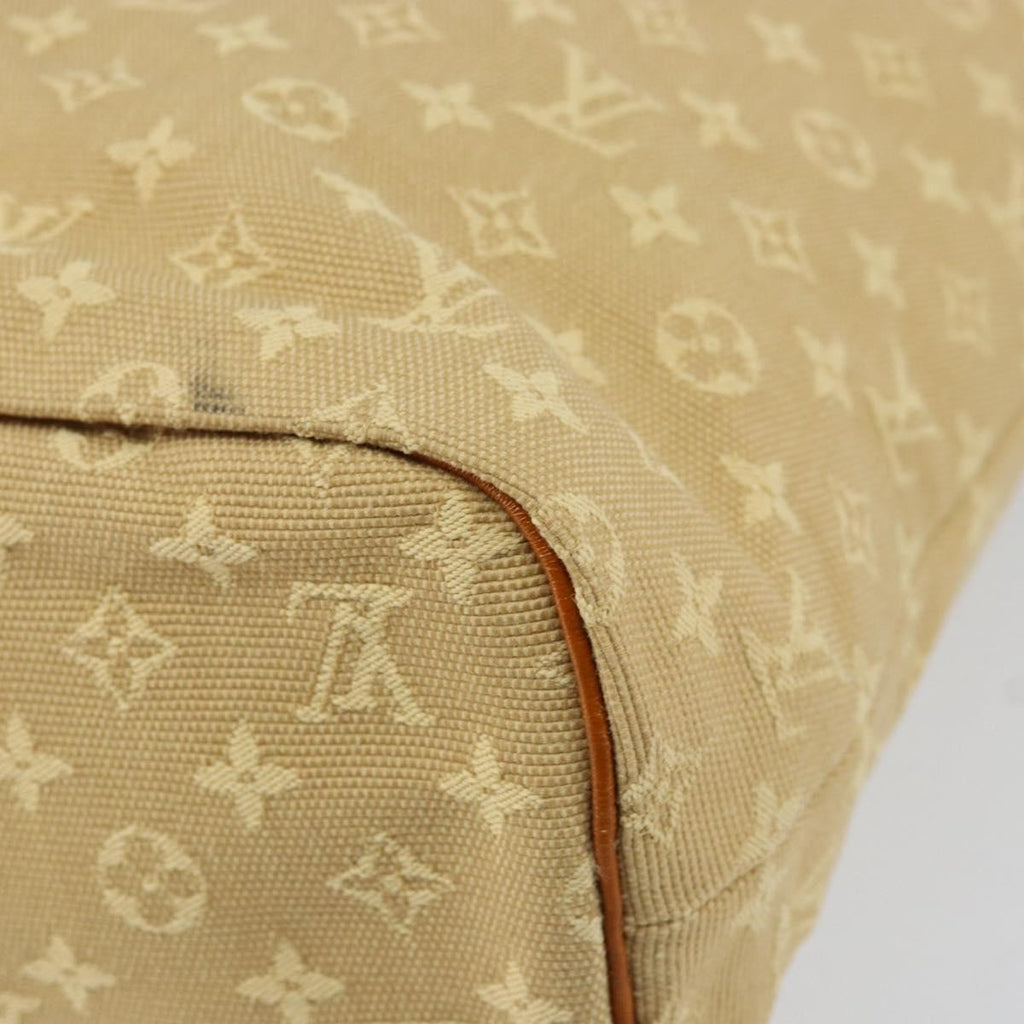 Louis Vuitton Lucille Handbag Mini Lin Beige Canvas Tote Bag Bag (Pre-Owned)