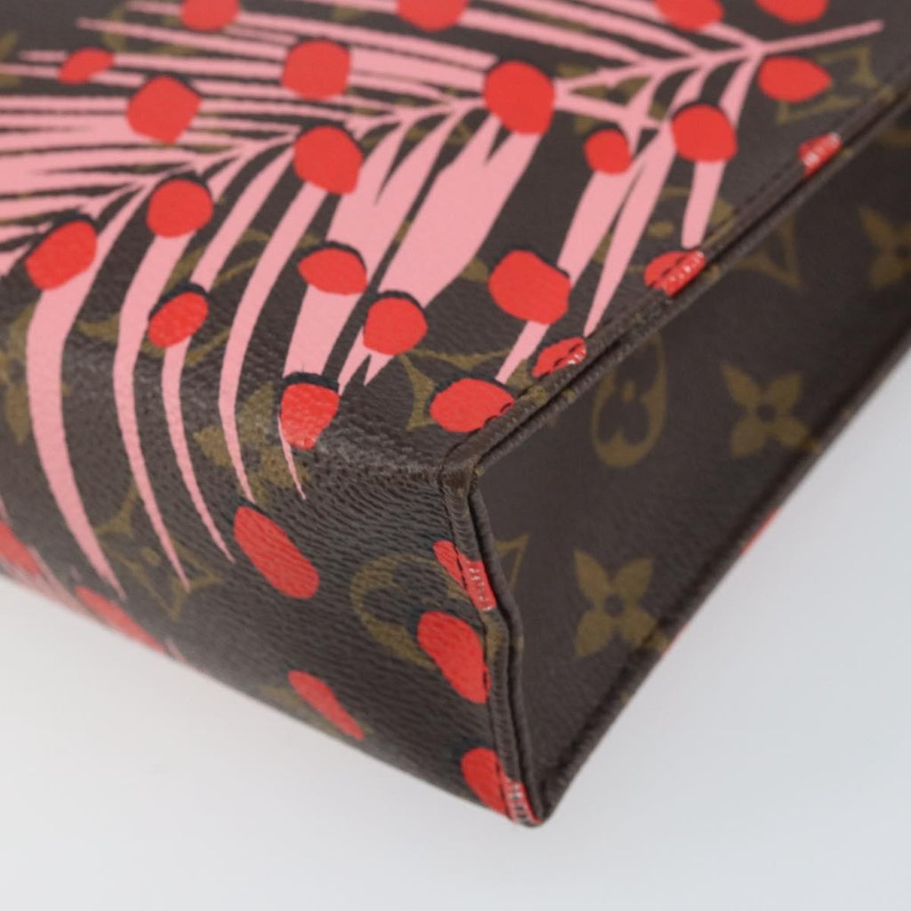 Louis Vuitton Toiletry Pouch Limited Edition Monogram Jungle Dots Red Canvas Clutche & Pouche Bag (Pre-Owned)