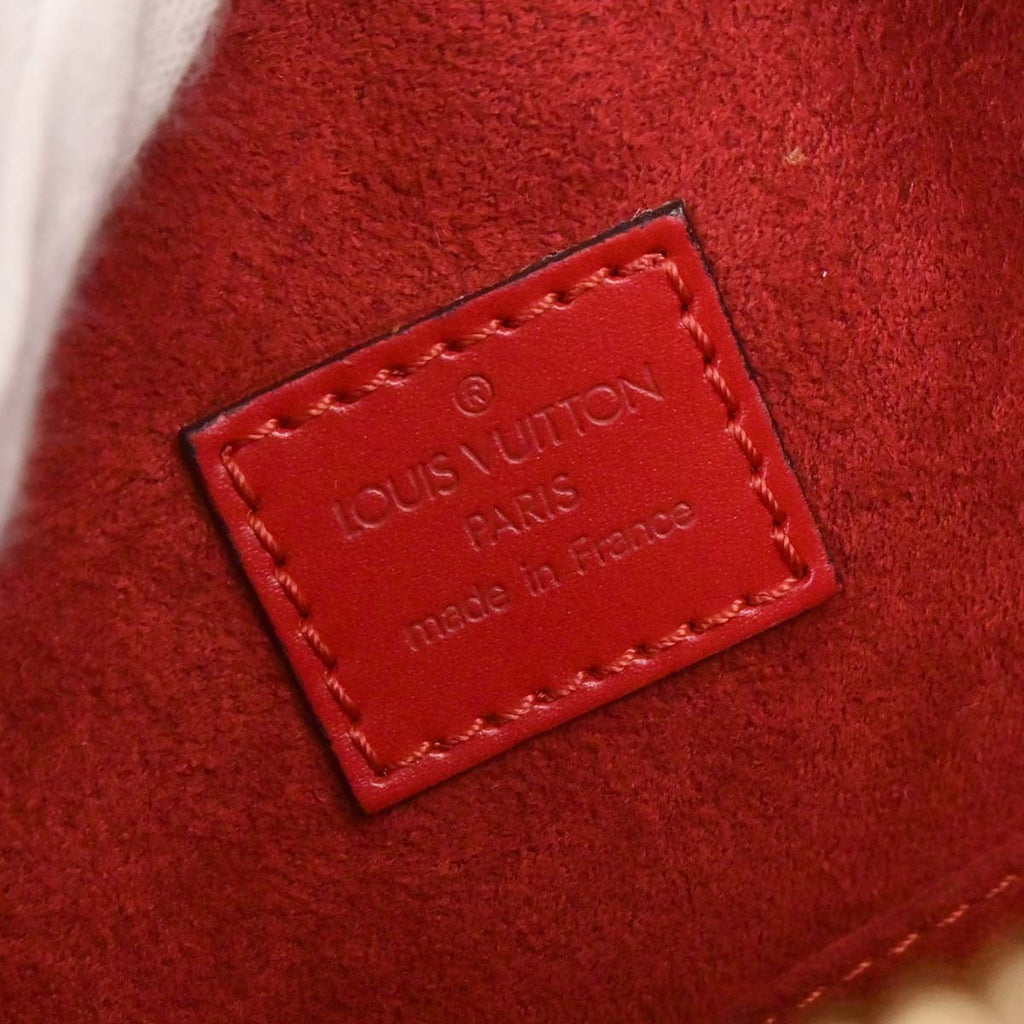Louis Vuitton Sablons Handbag Epi Leather Red Leather Handbag (Pre-Owned)