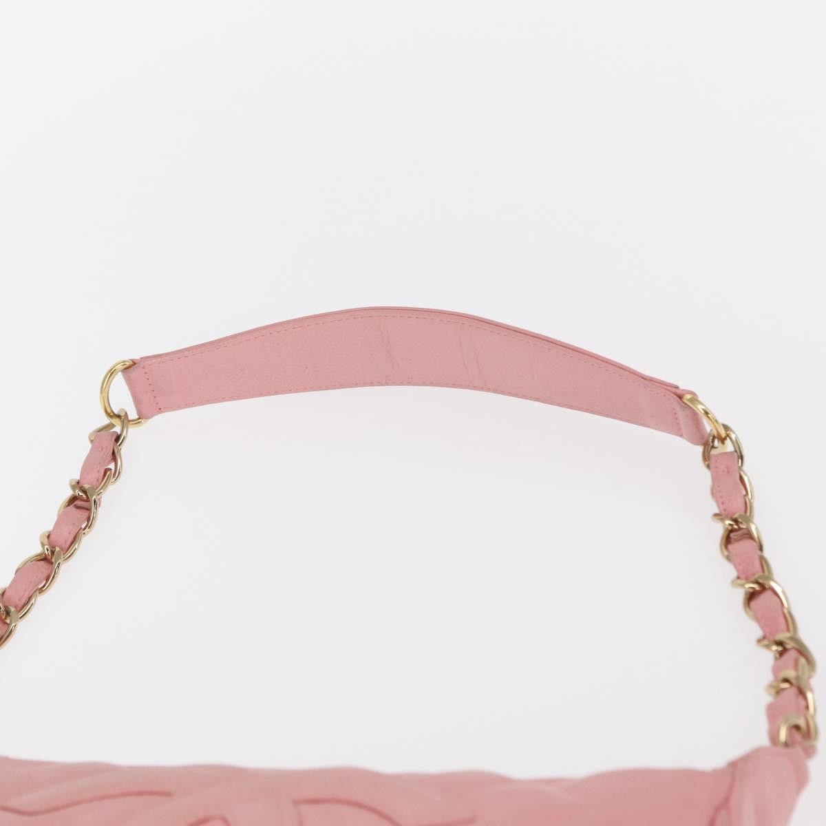 Chanel Timeless Cc Chain Shoulder Bag Quilted Caviar Pink Leather Shoulder Bag Bag (Pre-Owned)