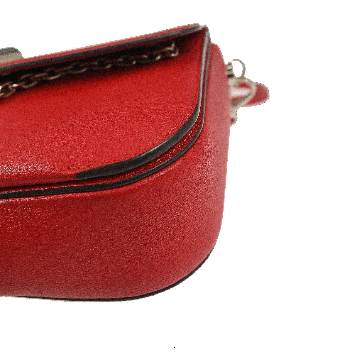Louis Vuitton Very Messenger Monogram Leather Red Leather Shoulder Bag Bag (Pre-Owned)