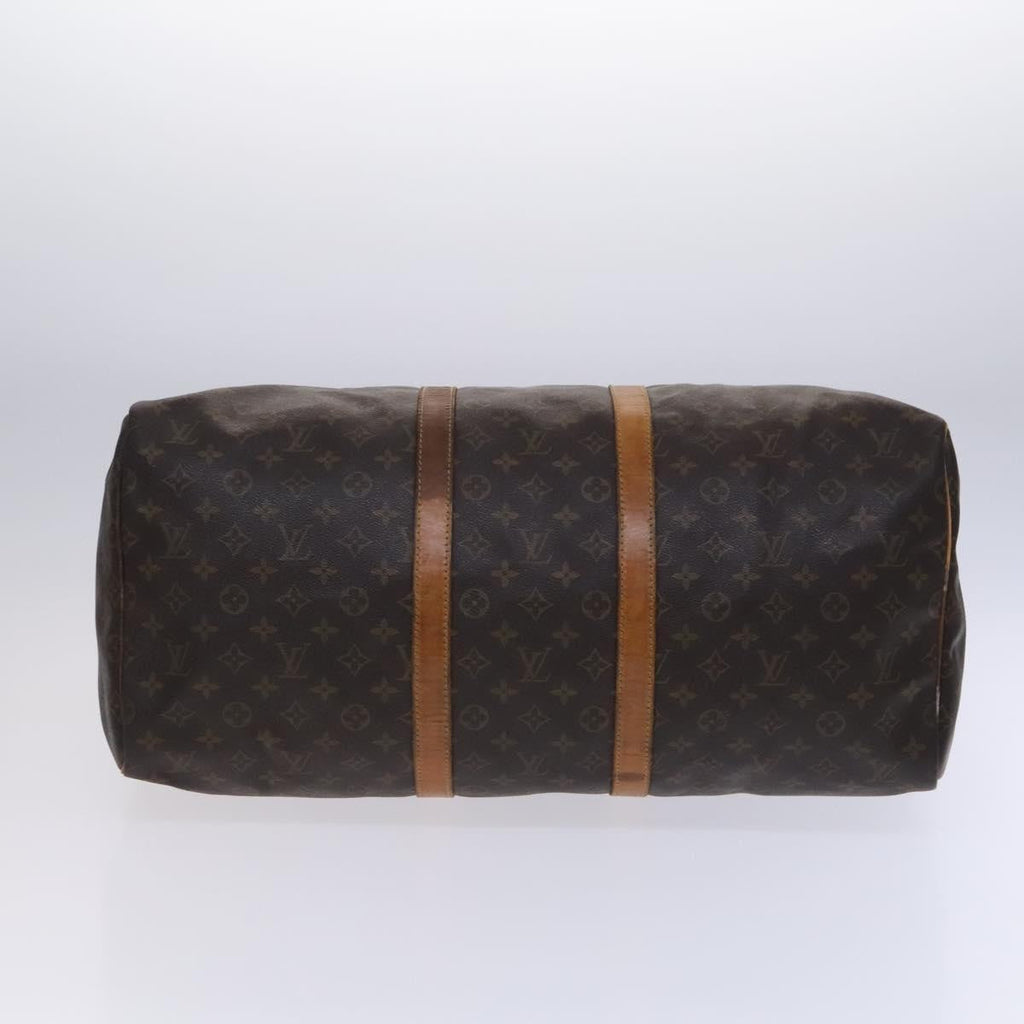 Louis Vuitton Keepall Bag Monogram Canvas Brown Canvas Travel Bag Bag (Pre-Owned)