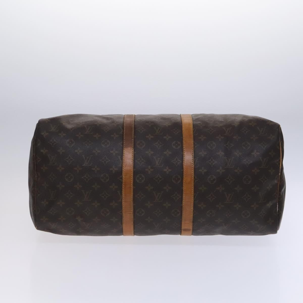 Louis Vuitton Keepall Bag Monogram Canvas Brown Canvas Travel Bag Bag (Pre-Owned)