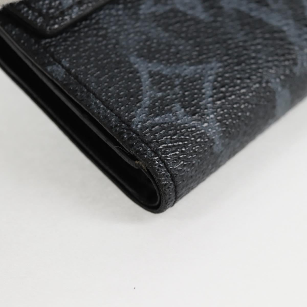 Louis Vuitton Cross Card Holder Limited Edition Monogram Pastel Noir Black Canvas Clutche & Pouche Bag (Pre-Owned)