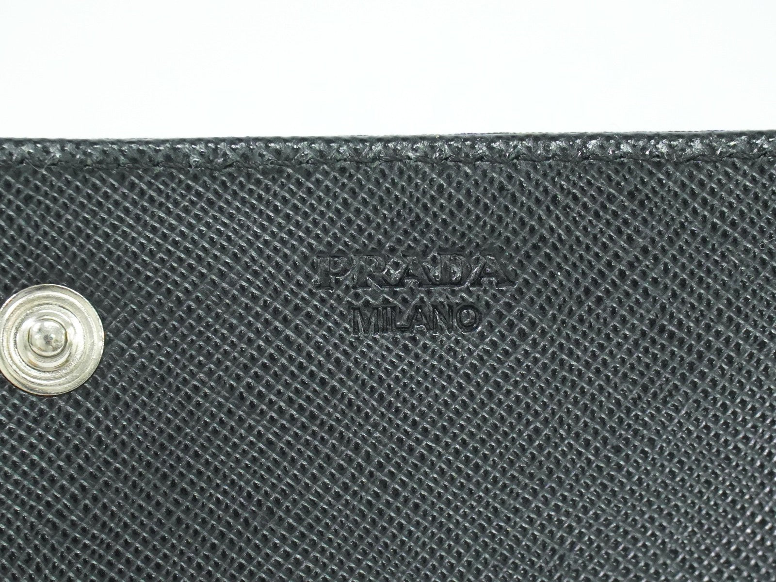 Prada Continental Wallet Tessuto Black Nylon Wallets Accessory (Pre-Owned)