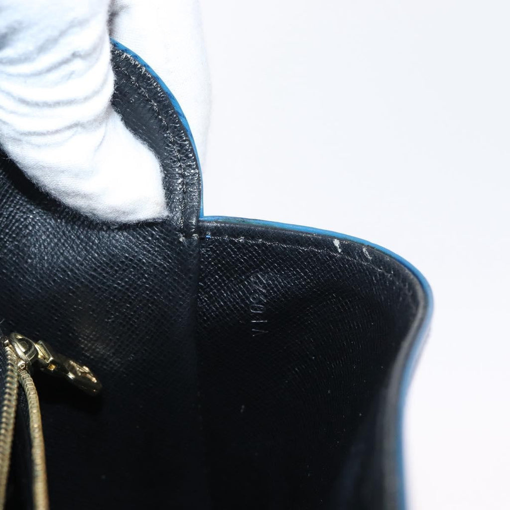 Louis Vuitton Saint Cloud Handbag Epi Leather Blue Leather Shoulder Bag Bag (Pre-Owned)