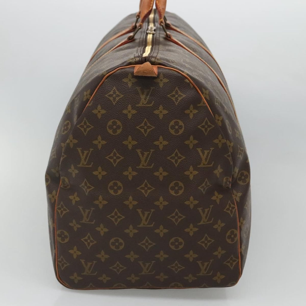 Louis Vuitton Keepall Bag Monogram Canvas Brown Canvas Travel Bag Bag (Pre-Owned)