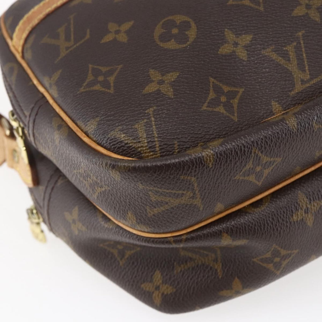 Louis Vuitton Reporter Bag Monogram Canvas Brown Canvas Bag (Pre-Owned)